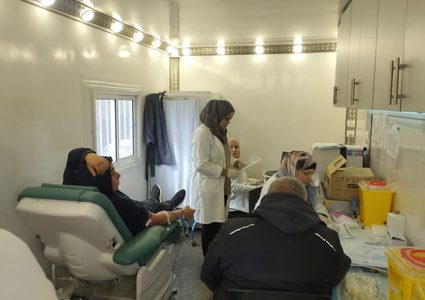 1000 وحدة دم تبرع بها المواطنون في المحافظات الشمالية لأبناء شعبنا في غزة