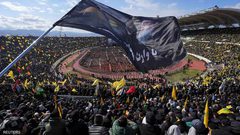 بعد 5 شهور .. عشرات الآلاف يشيعون نصر الله وصفي الدين في بيروت