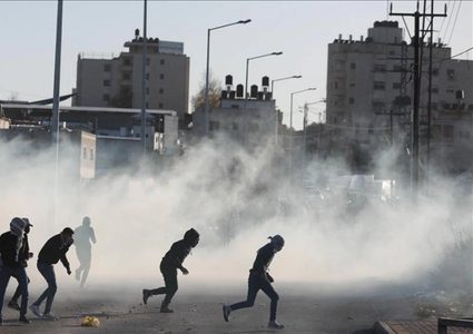 إصابات بالاختناق خلال اقتحام الاحتلال أودلا وأوصرين جنوب نابلس