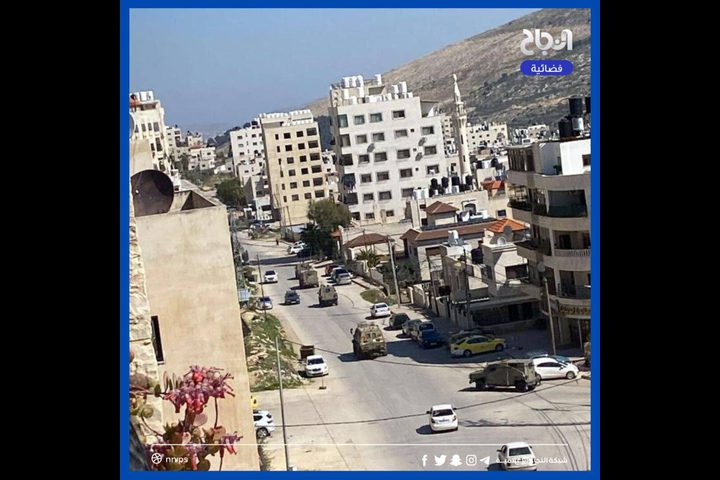 الاحتلال يقتحم مدينة نابلس