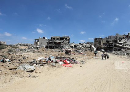 الاحتلال يجرف منزلا شرق القرارة شمال خان يونس