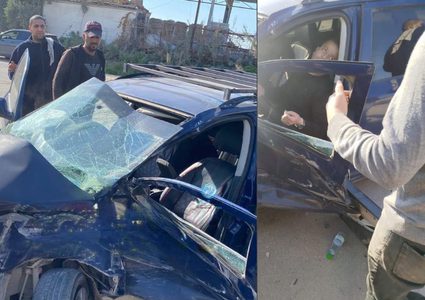 إصابة شاب بعد صدم آلية عسكرية مركبته غرب مدينة طولكرم