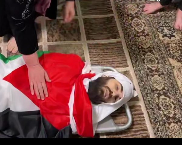 تشييع جثمان الشهيد جهاد علاونة في بلدة جبع جنوب جنين