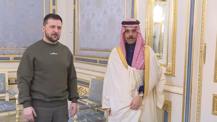 الرئيس الأوكراني يصل إلى جدة