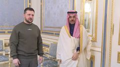 الرئيس الأوكراني يصل إلى جدة