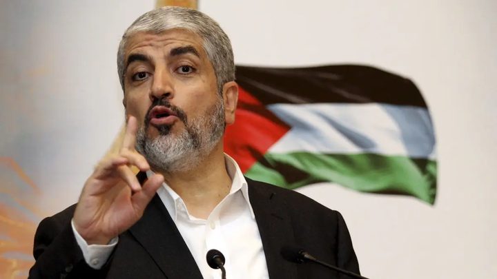 مشعل: فلسطين لن يحكمها إلا الفلسطينيون ولا نظام سياسي يفرض عليهم