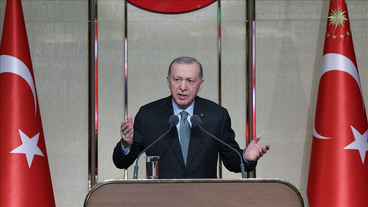 أردوغان: الشعب التركي يواصل وقوفه إلى جانب القدس وفلسطين