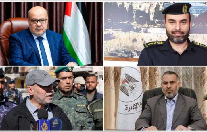 استشهاد عدد من كبار قادة العمل الحكومي بقطاع غزة