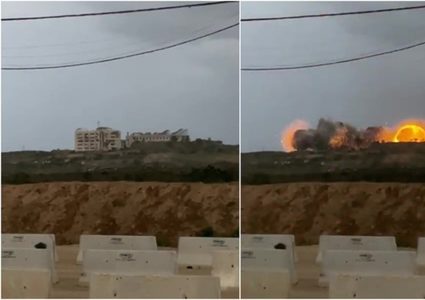 الاحتلال يفجر مستشفى "الصداقة التركي" في غزة