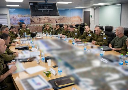 رئيس الأركان الإسرائيلي ورئيس الشاباك يعقدان جلسة تقييم أمني في القيادة الجنوبية