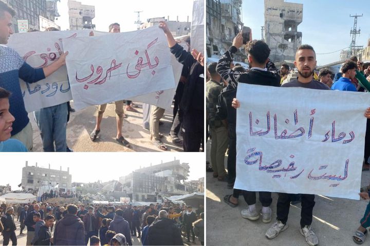 مسيرات في بيت لاهيا تدعو لوقف الحرب وإبعاد حركة "حماس" عن الحكم