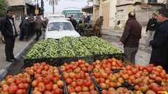 أسعار الخضار في سوق أريحا المركزي