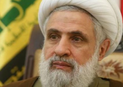 نعيم قاسم: مخطط أميركي لاحتلال أراضي بلبنان وسورية ومصر