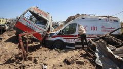 الهلال الأحمر: 9 مسعفين مصيرهم مجهول لليوم الخامس في رفح