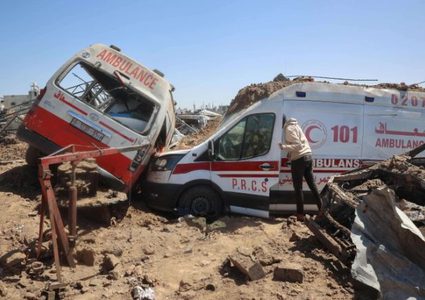 الهلال الأحمر: 9 مسعفين مصيرهم مجهول لليوم الخامس في رفح