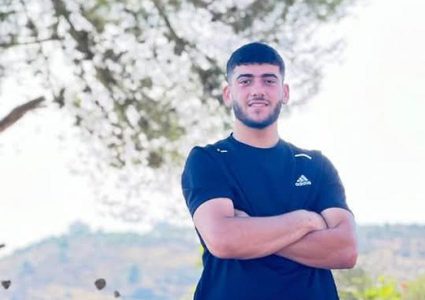 استشهاد الشاب إسماعيل شرفا برصاص الاحتلال قرب بلدة حوارة جنوب نابلس