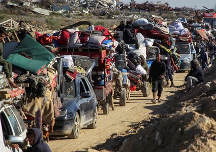 مفوض أممي:الترحيل القسري لأهالي غزة جريمة حرب وانتهاك خطير للقانون الدولي
