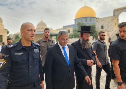 الأوقاف تدين اقتحام بن غفير للأقصى وتصفه بالتدنيس للمقدسات الإسلامية