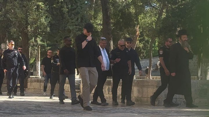 مستوطنون يقتحمون الأقصى برفقة المتطرف بن غفير