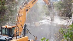 الاحتلال يهدم منزلا في قرية وادي فوكين غرب بيت لحم