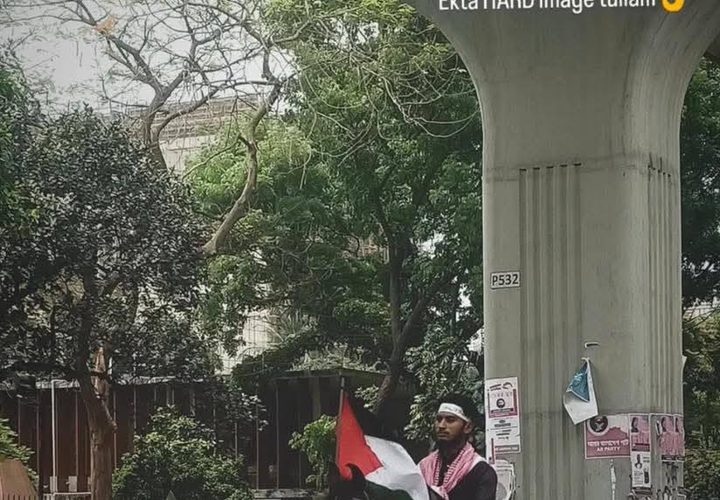 "طوفان بشري" في بنغلادش، إسناداً لغزة ونصرةً لفلسطين وتنديداً بعدوان الاحتلال.