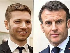 نجل نتنياهو يهاجم ماكرون لدعمه قيام دولة فلسطينية