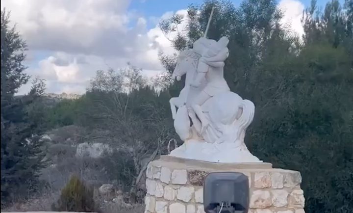 لبنان: جيش الاحتلال يهدم تمثالا لقديس مسيحيّ في "أحد الشعانين"
