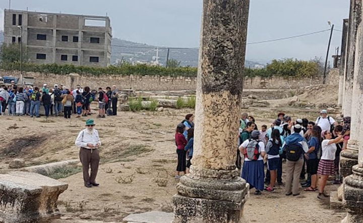 اقتحام المستوطنين للموقع الأثري ببلدة سبسطية في الضفة الغربية