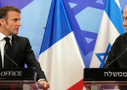 نتنياهو لماكرون: إقامة دولة فلسطينية مكافأة للإرهاب