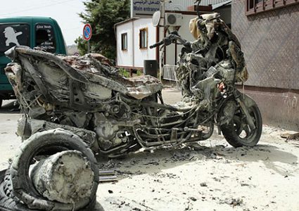 شهيد في استهداف إسرائيلي لدراجة نارية في بلدة عيترون جنوبي لبنان