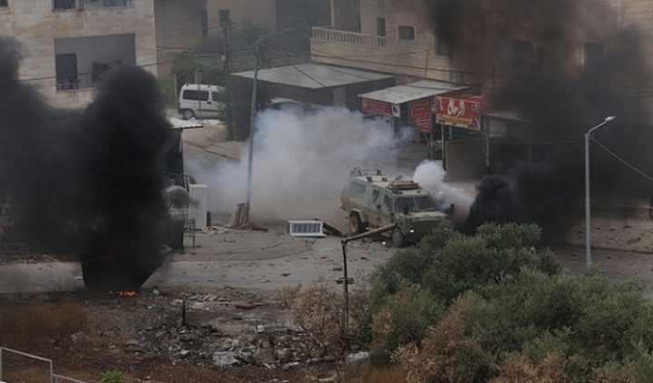 الاحتلال يجرف شوارع رئيسية وفرعية في برقين غرب جنين