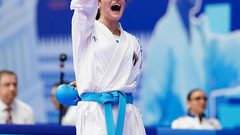 بطلة الكاراتية الفلسطينية مريم بشارات تتصدر الرقم القياسي العالمي