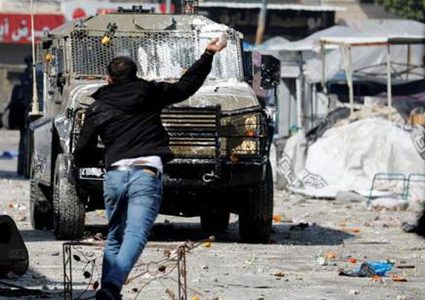 اندلاع مواجهات بين قوات الاحتلال والمواطنين قي تقوع