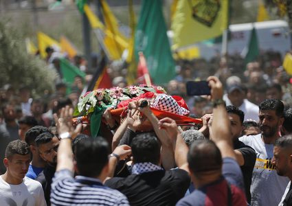 تشييع جثمان الشهيد الغفري في سنجل