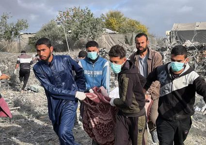 شهداء ومصابون جرّاء قصف الاحتلال مركزاً للشرطة محيط سوق جباليا شمال القطاع