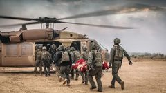 مروحيات اسرائيلية تجلي مصابين في رفح