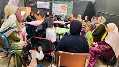 ورشة توعوية في غزة من "إبداع المعلم" حول التعليم ودور المجتمع في ظل الطوارئ