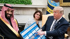 تقرير: ترامب سيتيح للسعودية حيازة نووي لأغراض مدنية بدون التطبيع