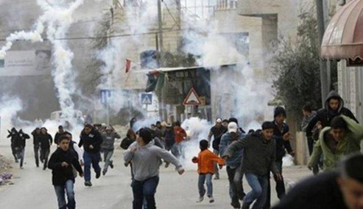 مواجهات مع الاحتلال في بلدة المزرعة الغربية