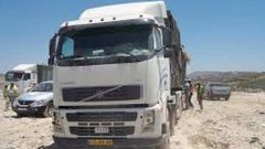 نابلس: إعادة شاحنة نفايات إسرائيلية ضُبطت في حوارة إلى مستعمرة أريئيل