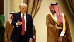ترامب وبن سلمان: سنعمل ما في وسعنا لوضع حد للحرب في غزة