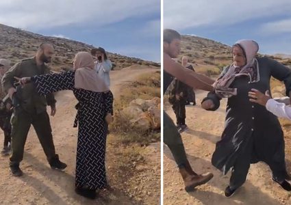 إصابة شاب بالرصاص واعتقال مواطنة إثر هجوم للمستوطنين على المغير