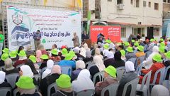 نابلس تودّع حجاج بيت الله الحرام في حفل رسمي تحت رعاية وزير الأوقاف