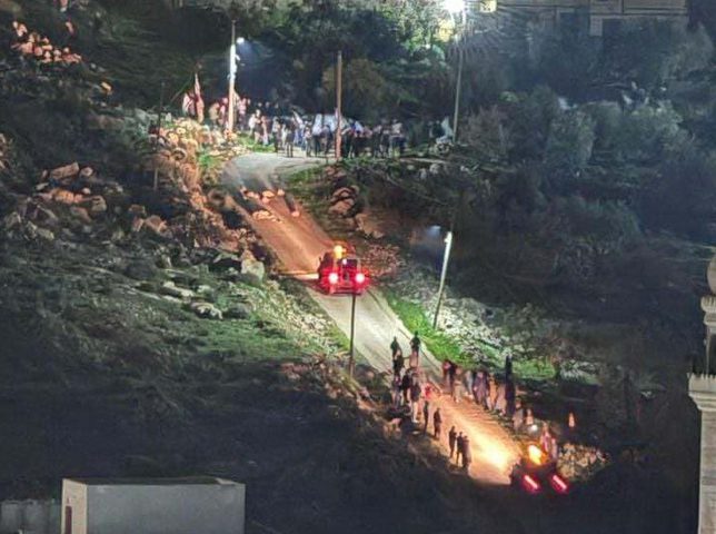 مستوطنون يتجمعون غرب سلفيت والاحتلال يواصل عدوانه على بلدتي كفر الديك وبروقين