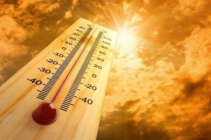 حالة الطقس : استمرار تأثر البلاد بالكتلة الهوائية الحارة