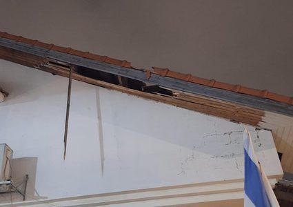 العثور على شظايا الصاروخ اليمني الذي اطلق فجرا على وسط الاراضي المحتلة