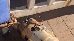 العثور على شظايا الصاروخ اليمني الذي اطلق فجرا على وسط الاراضي المحتلة