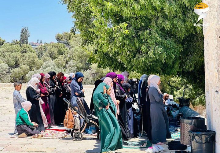 40 ألفا يؤدون صلاة الجمعة في المسجد الأقصى