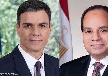 السيسي وسانشيز يؤكدان رفضهما تهجير سكان غزة