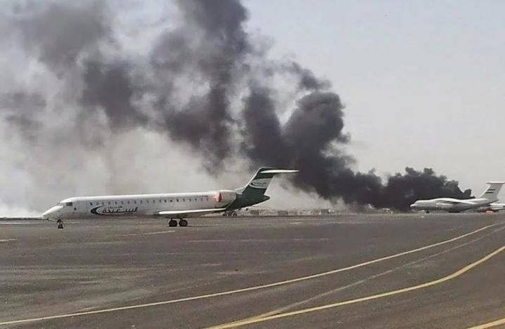 عدوان "إسرائيلي" على مطار صنعاء الدولي